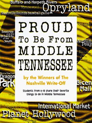 cover image of Proud to Be from Middle Tennessee